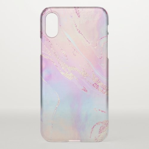 fluid marble art iPhone x case