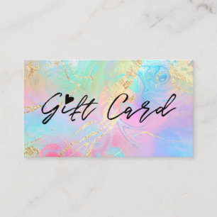 fluid marble gift certificate