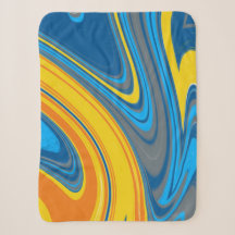 Fluid Marble Modern Design Meeting Ocean and Sun
