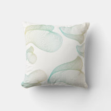 Fluid Motion Abstract Art Pillow