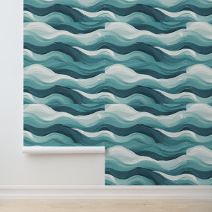 Fluid Motion Abstract Peel and Stick Wallpaper