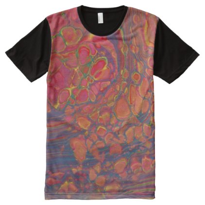 Fluid Nature - Red Invasion All-Over-Print Shirt