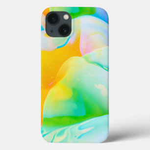 Fluid Neon Abstract iPhone 13 Case
