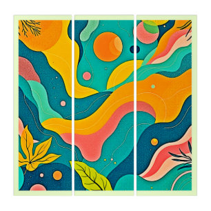 Fluid Organic Shapes Art