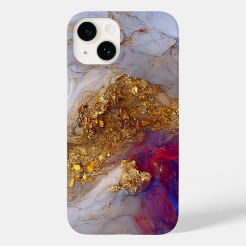 Fluid Purple and Blue Fusion Case_Mate iPhone 14 Case