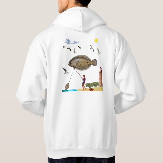 Fluke Fish Hoodie (Back)