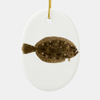 Fluke - Summer Flounder Ceramic Ornament