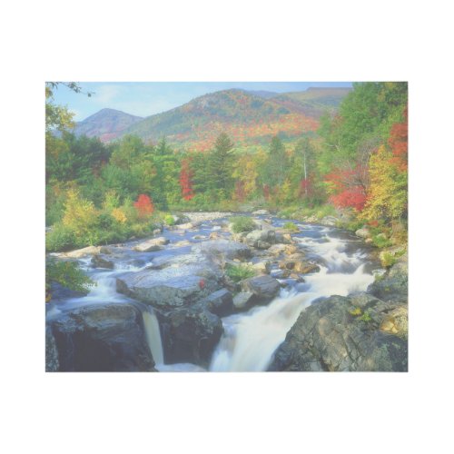 Flume Falls   Adirondack Mountains Gallery Wrap