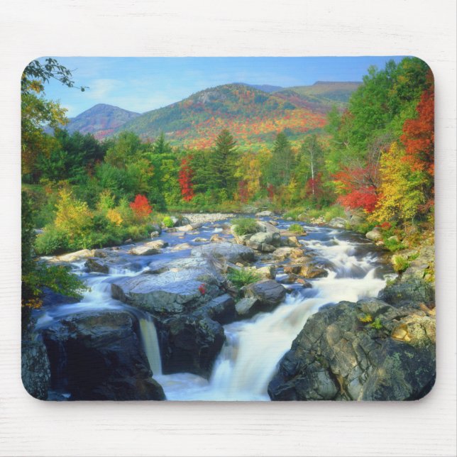 Flume Falls |  Adirondack Mountains Mouse Pad (Front)