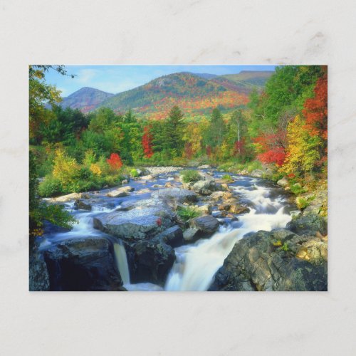 Flume Falls   Adirondack Mountains Postcard