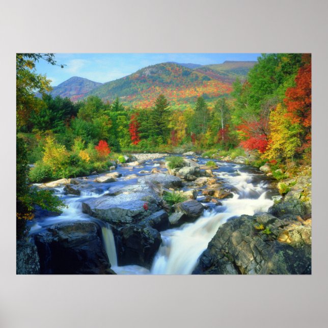 Flume Falls |  Adirondack Mountains Poster (Front)
