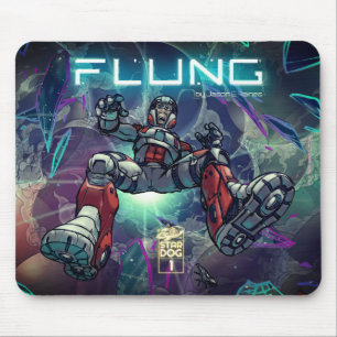 FLUNG - Tumbling Through Space and Time Mousepad