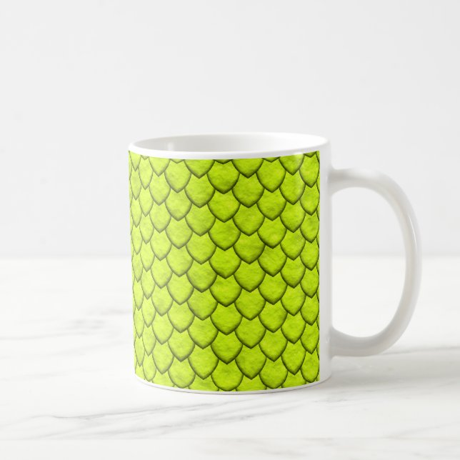Fluo Green Snake Mug (Right)