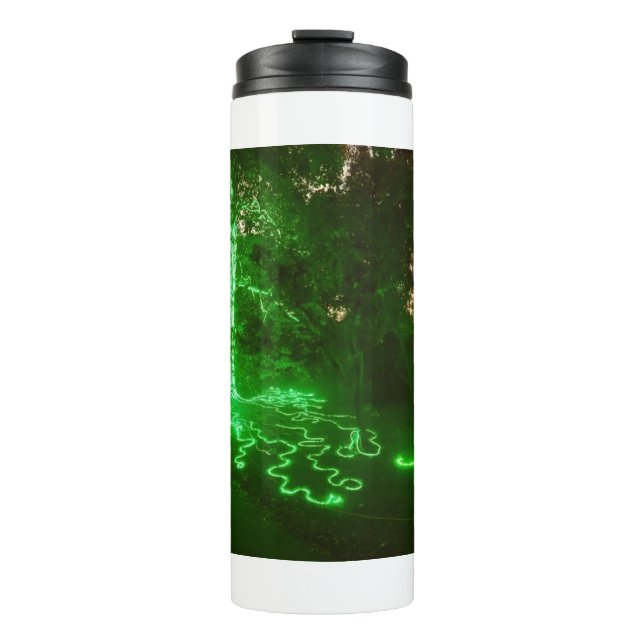 Fluorecent Tree 11 Thermal Tumbler (Front)