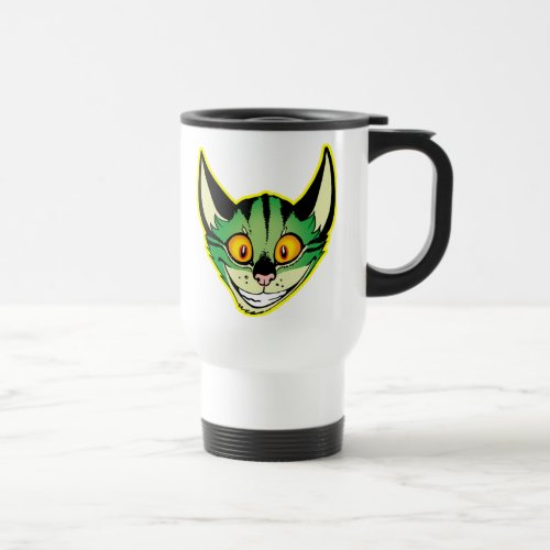 Fluorescent Cartoon Cat Commuter Mug