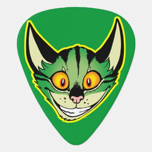 Fluorescent Cartoon Cat Guitar Pick