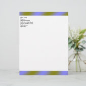 Fluorescent Clouds Customizable Letterhead (Standing Front)