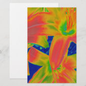 fluorescent flowers (Front/Back)