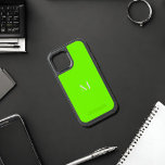 Fluorescent Green - Add Monogram Otterbox Symmetry Iphone 12 Pro Case at Zazzle