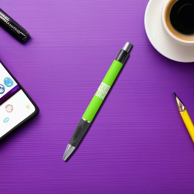 fluorescent green - add your  logo  pen (Creator Uploaded)