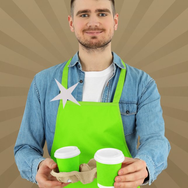 fluorescent green -blank apron (Creator Uploaded)