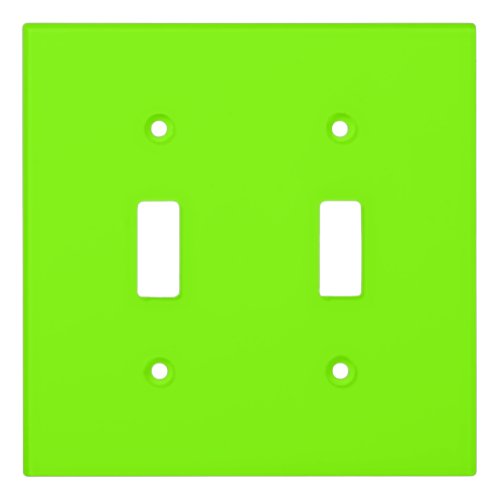 fluorescent green _blank light switch cover