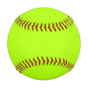 Fluorescent Green Solid Color Baseball