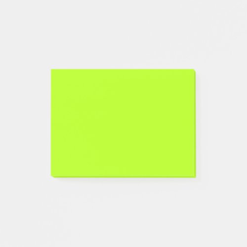 Fluorescent Green Solid Color Post_it Notes