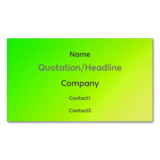fluorescent green-yellow ombre