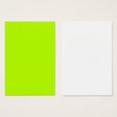 Fluorescent Lime Green Neon Yellow Personalized (Front & Back)