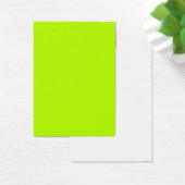 Fluorescent Lime Green Neon Yellow Personalized (Desk)