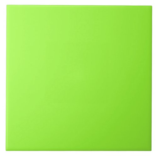 Fluorescent Lime Neon Green tile