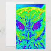 fluorescent owl (Front/Back)