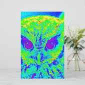 fluorescent owl (Standing Front)
