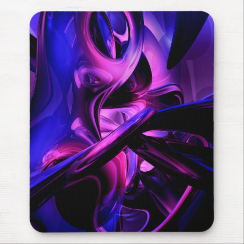 Fluorescent Passions Abstract Mousepad