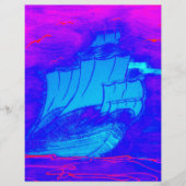 fluorescent sailboat 1 (Front)