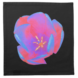 Fluorescent Tulip Napkin