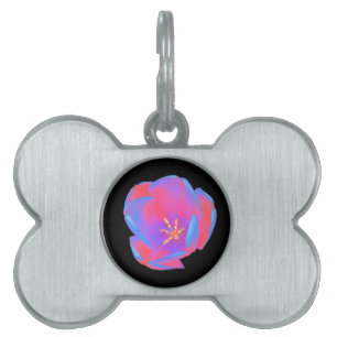 Fluorescent Tulip Pet Tag