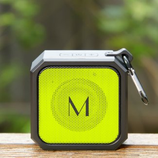fluorescent yellow - add monogram 