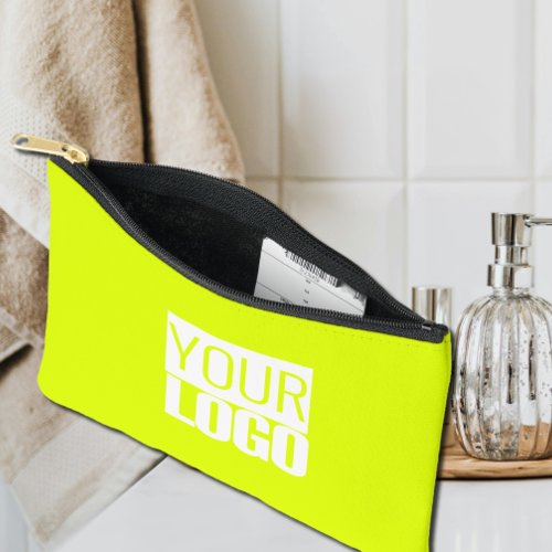  Fluorescent  yellow _ add your  logo  Accessory Pouch