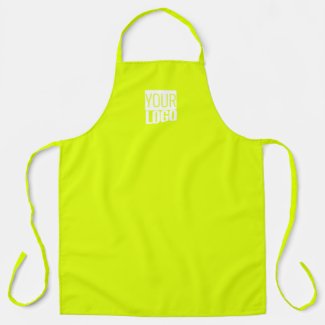 fluorescent yellow - add your  logo