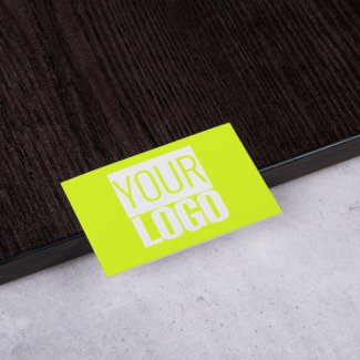  Fluorescent  yellow - add your  logo 