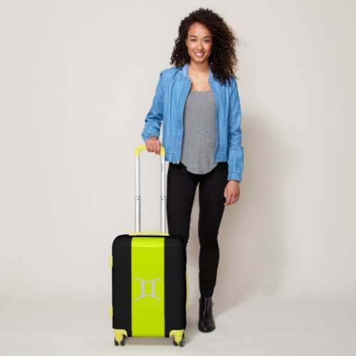 fluorescent yellow _Gemini  Luggage