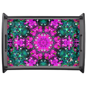 Fluorine Stellar Kaleid Serving Tray