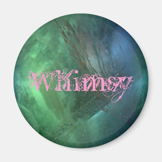 fluorite, Whimsy Magnet (Front)