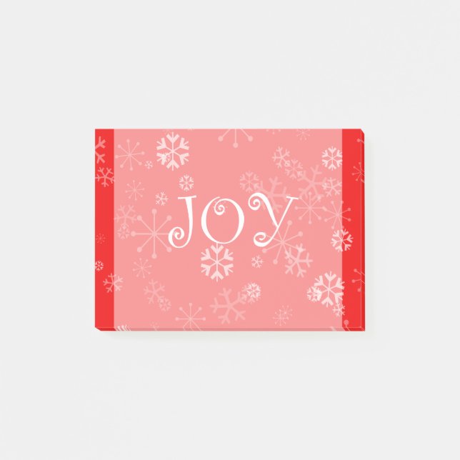 Flurries of Winter Joy Post-it Notes (Front)