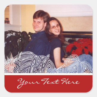 Flurry Square Sticker