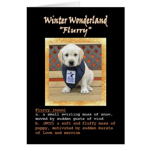 Flurry's Name Card (Front)