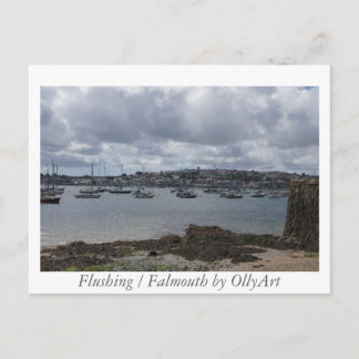 Flushing / Falmouth by OllyArt Photography Postcard