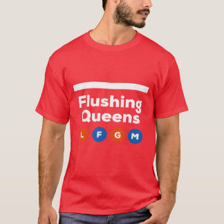 Flushing Queens LFGM Subway retro T-Shirt